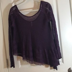 Free people, maroon, blouse